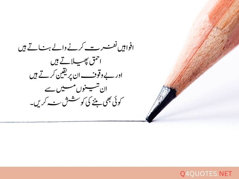 Daily Life Quotes In Urdu