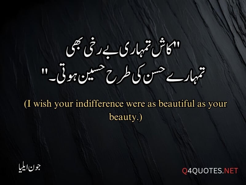 Jaun Elia Quotes in Urdu