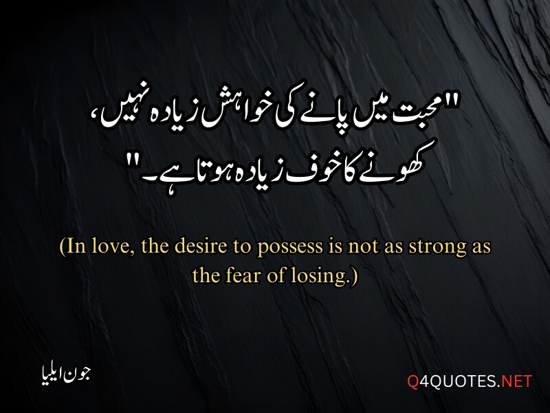 Jaun Elia Quotes in Urdu