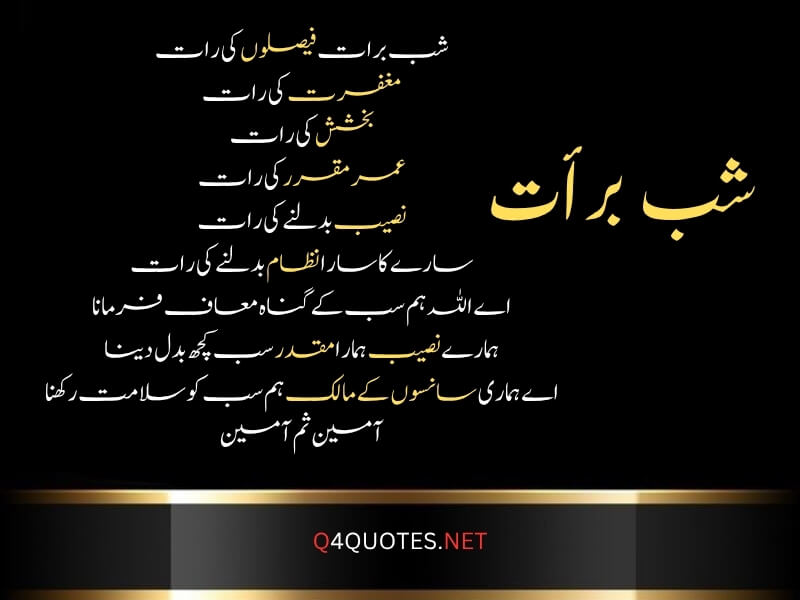 Shaban Quotes In Urdu