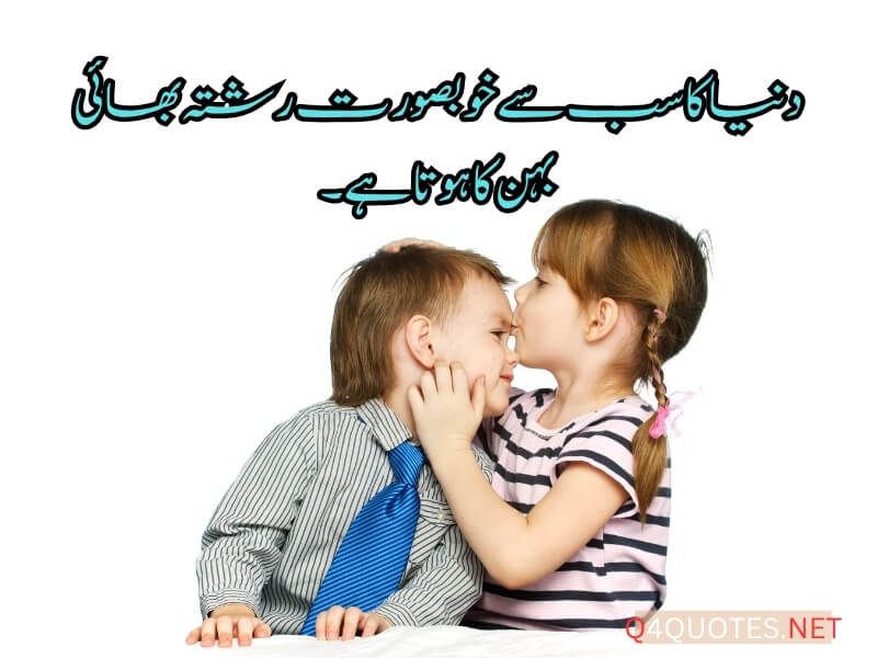 Sister and Brother Quotes in Urdu