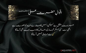 Best Hazrat Ali Quotes In Urdu