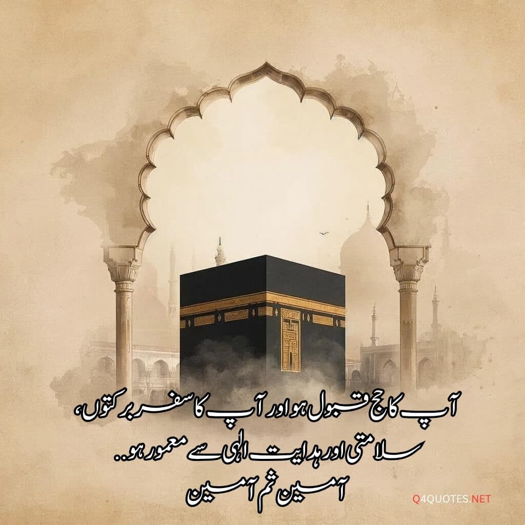 Hajj Mubarak Quotes, Wishes, and Greetings in Urdu