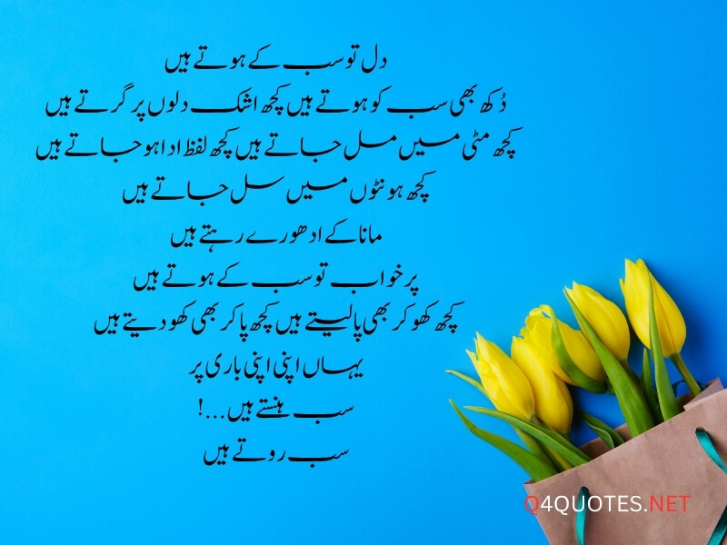 Heart Touching Attitude Deep Urdu Poetry
