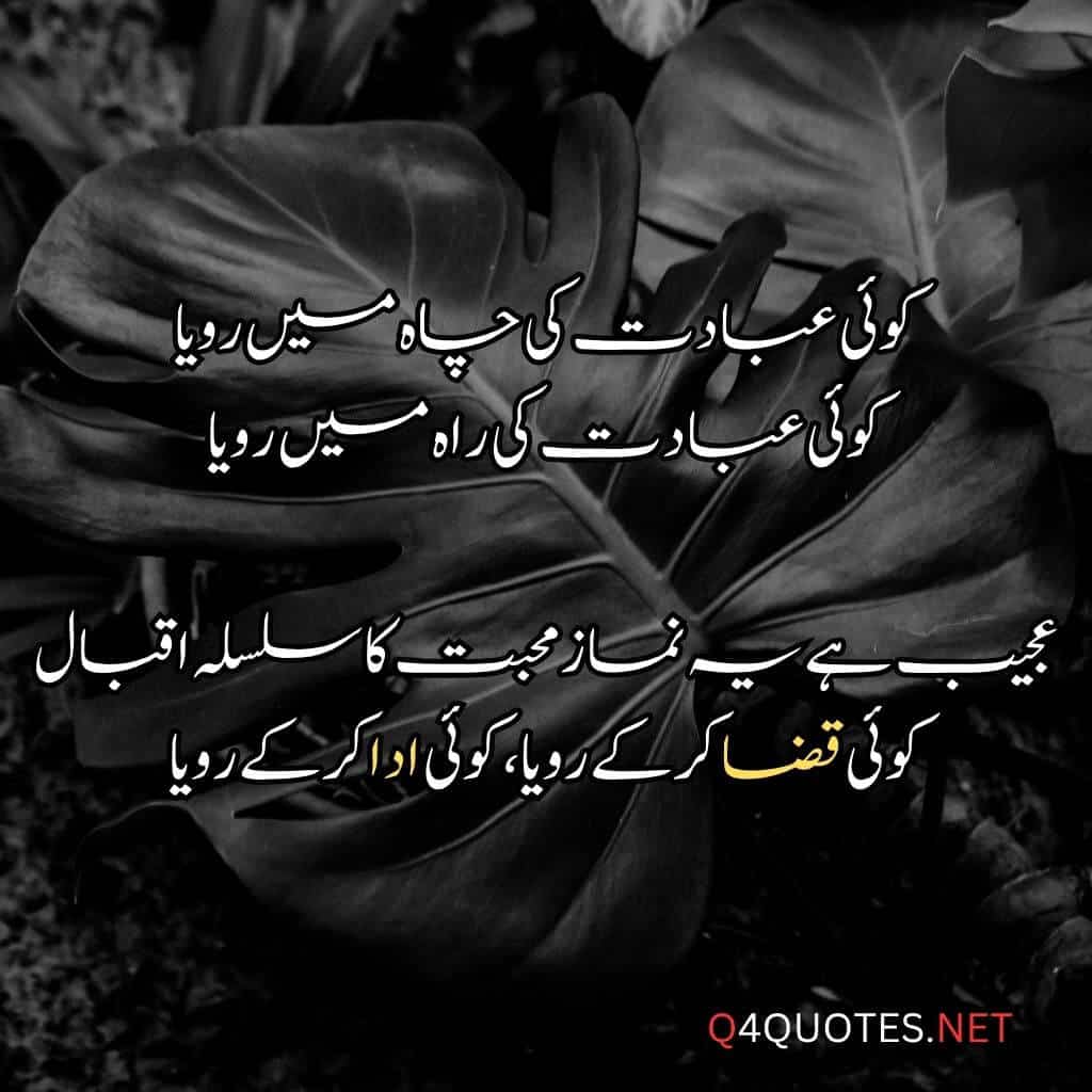 Allama Iqbal Poetry in urdu Islamic