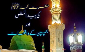 The Holy Birth Of Prophet Hazrat Muhammad ﷺ In Urdu