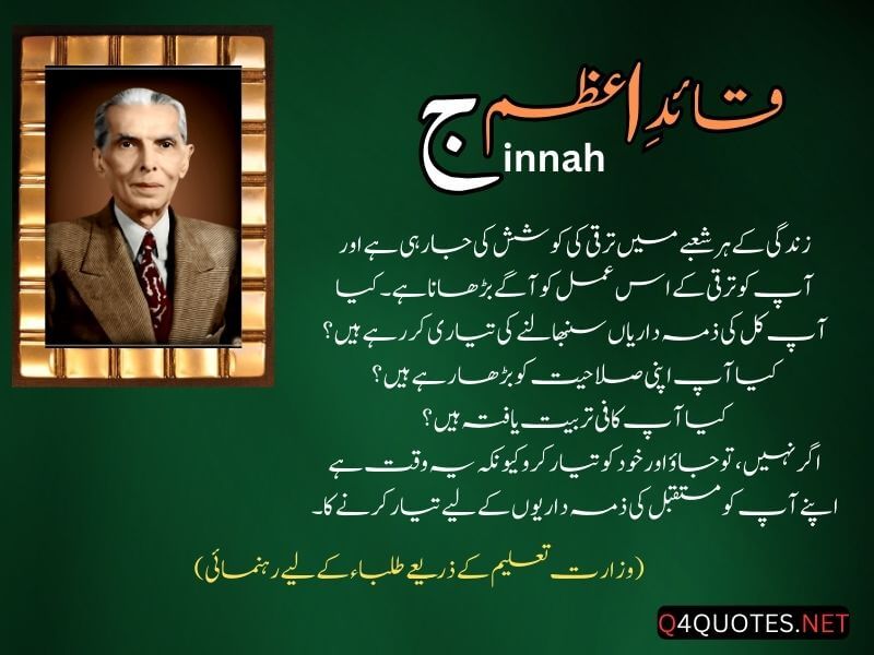 Quaid E Azam Quotes In Urdu