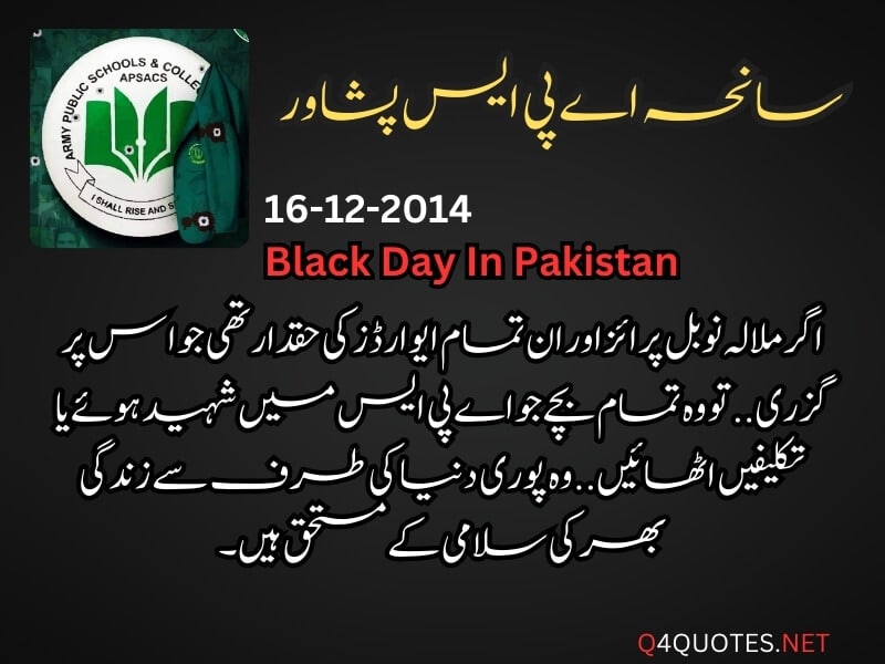 سانحہ اے پی ایس پشاور