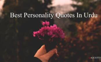 Personality Quotes In Urdu