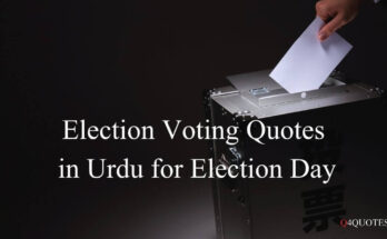 Election Voting Quotes in Urdu for Election Day