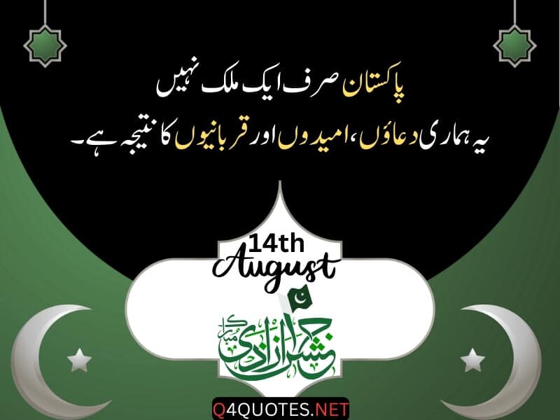 14 August Quotes In Urdu