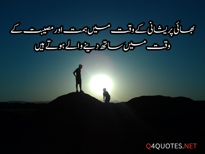 Brother Quotes In Urdu