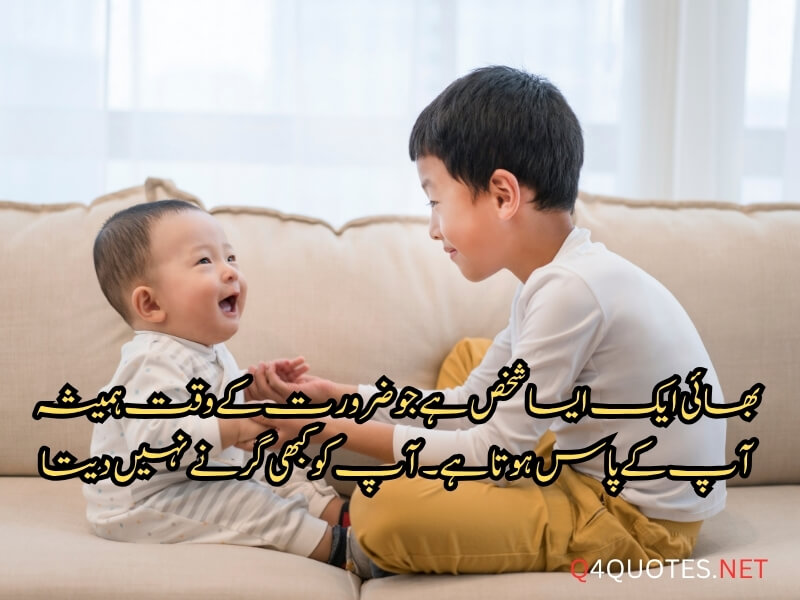 Brother Quotes In Urdu