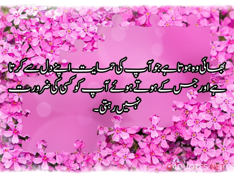 Elder Brother Quotes In Urdu